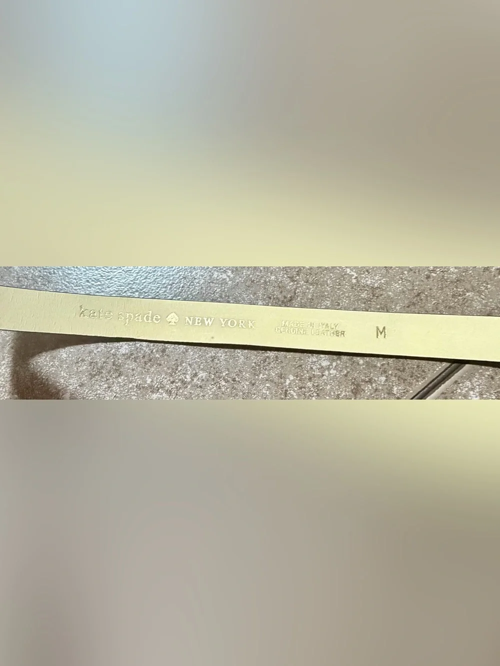 Kate Spade Set of 2 Skinny Leather Bow Belts Size M